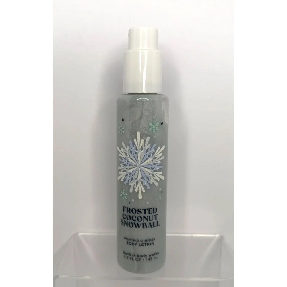 Bath & Body Works Frosted Coconut Snowball Diamond Shimmer Mist. 4.9oz New!